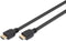 Digitus AK-330124-050-S HDMI-kabel HDMI Aansluitkabel HDMI-A-stekker, HDMI-A-stekker 5.00 m Zwart 8K UHD, Vergulde stee