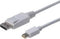 Digitus AK-340102-030-W DisplayPort-kabel Mini-displayport / DisplayPort Adapterkabel Mini DisplayPort-stekker, Display