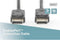 Digitus AK-340103-030-S DisplayPort-kabel DisplayPort Aansluitkabel DisplayPort-stekker, DisplayPort-stekker 3.00 m Zwa