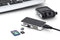 Digitus DA-70330-1 USB-kaartlezer smartphone/tablet USB 3.0, USB-A, Micro-USB 2.0 Zwart/wit