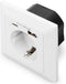 Digitus DA-70615 Stopcontact (onderbouw) Met USB Wit