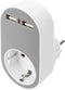 Digitus DA-70617 DA-70617 Adapter 2400 mA 2 x USB, Randaarde stopcontact Thuis