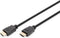Digitus DB-330123-020-S HDMI-kabel HDMI Aansluitkabel HDMI-A-stekker, HDMI-A-stekker 2.00 m Zwart 4K UHD, Audio Return