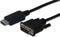 Digitus DB-340301-020-S DisplayPort-kabel DisplayPort / DVI Adapterkabel DisplayPort-stekker, DVI-D 24+1-polige stekker