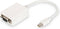 Digitus DB-340407-001-W tussenstuk voor kabels Mini DisplayPort HD15 Wit