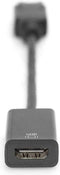 Digitus DB-340415-002-S video kabel adapter 0,2 m DisplayPort HDMI Zwart
