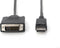 DIGITUS DisplayPort-adapterkabel - DP - DVI (24+1) - Full-HD 1080p/60Hz - Displayport 1.1a - 1m - met vergrendeling - geschikt voor monitoren, grafische kaarten - zwart