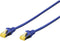 Digitus DK-1644-A-070 RJ45 Netwerkkabel, patchkabel CAT 6A S/FTP 7.00 m Grijs Halogeenvrij, Verdraaide paren, Snagless,