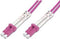 Digitus DK-2533-02-4 Glasvezel kabel 2 m LC Violet