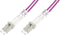 Digitus DK-2533-02-4 Glasvezel kabel 2 m LC Violet