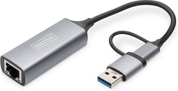 Digitus DN-3028 Netwerkadapter 2.5 GBit/s USB, USB 3.0, USB 3.1 Gen 1, USB 3.2 Gen 1, USB 3.2 Gen 1 (USB 3.0), USB-A