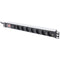 Digitus DN-95407 19 inch Stekkerdoos voor patchkast 1 HE Geaarde contactdoos Zwart