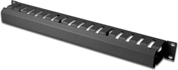 Digitus DN-97617 19 inch Kabelvoering voor patchkast 1 HE Zwart (RAL 9005)