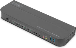 Digitus DS-12890 KVM-extender 4 poorten DisplayPort, HDMI Muis, Toetsenbord 3840 x 2160 Pixel