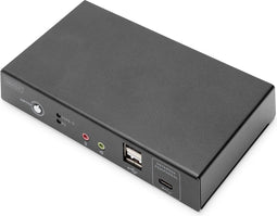 Digitus DS-12901 KVM-switch 2 poorten HDMI Toetsenbord, USB 1920 x 1080 Pixel, 1920 x 1200 Pixel, 1920 x 1280 Pixel, 19