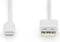 DIGITUS Lightning naar USB A data/oplaad kabel, MFI gecertificeerd