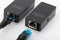 Digitus USB 2.0, Computer, Muis, Netwerk, Laptop, Toetsenbord/muis Adapter [1x USB 2.0 bus A, USB-A 2.0 stekker - 2x RJ