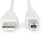 Digitus USB-kabel USB 2.0 USB-A stekker, USB-B stekker 1.80 m Beige