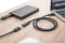 Digitus USB-kabel USB 2.0 USB-C stekker, USB-C bus 2.00 m Zwart Flexibel, Folie afscherming, Afscherming gevlochten AK-