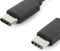Digitus USB-kabel USB 2.0 USB-C stekker, USB-C stekker 1.00 m Zwart Afgeschermd AK-880908-010-S