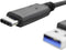 Digitus USB-kabel USB 3.2 Gen1 (USB 3.0 / USB 3.1 Gen1) USB-A stekker, USB-C stekker 1.00 m Zwart Rond, Stekker past op