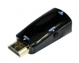 Gembird A-HDMI-VGA-02 - HDMI naar VGA adapter - 3,5mm Jack - Zwart