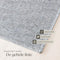tectake® Vintage design tapijt - Dalia - Laagpolig wasbaar - 240x230cm - grijs