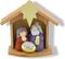 Dijk natural collections - Figurine christmas scene ceramic 15x6....