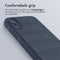 imoshion Hoesje - Geschikt voor iPhone Xr - EasyGrip Backcover - Donkerblauw