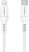 imoshion Kabel - Geschikt voor Lightning naar USB C - 0,25 meter - Oplader Kabel geschikt voor Apple iPhone 11/12/13/14 - Wit