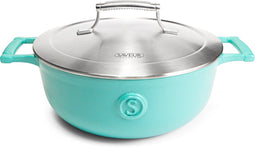 Saveur Selects Hapjespan - Ø25 cm - Gietijzer - PFAS-vrij - Inductie - Blauw