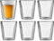 Bodum Canteen - Dubbelwandige Koffie- en Theeglazen 200 ml - 6 Stuks met Ventiel - Vaatwasser- en Magnetronbestendig