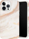 Selencia iPhone 14 Pro Max - Back Cover - 100% gerecycled - Wit Marmer