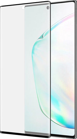 Azuri Samsung Galaxy Note 10 - Tempered Glass - Curved - zwart frame