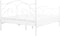 DINARD - Tweepersoonsbed - Wit - 140 x 200 cm - Metaal