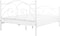 DINARD - Tweepersoonsbed - Wit - 160 x 200 cm - Metaal