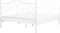 DINARD - Tweepersoonsbed - Wit - 180 x 200 cm - Metaal