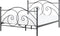 DINARD - Tweepersoonsbed - Zwart - 140 x 200 cm - Metaal