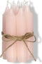 Diner kaarsen set 7 stuks H. 11 cm zacht roze