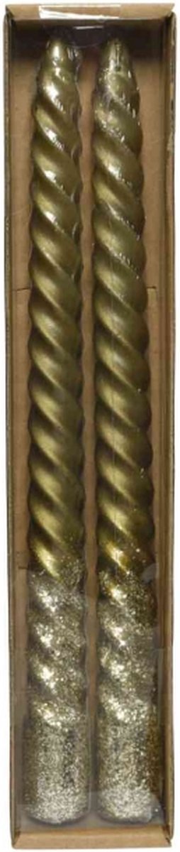 Dinerkaars l30cm swirl mtl/l.gd 2st
