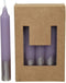 Dinerkaarsen Wax Dipped Metallic - Heide Lila