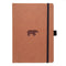 Dingbats A4+ Wildlife Brown Bear Notebook - Dotted