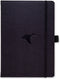 Dingbats A5+ Wildlife Black Duck Notebook - Graph