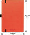 Dingbats A5+ Wildlife Orange Tiger Notebook - Graph