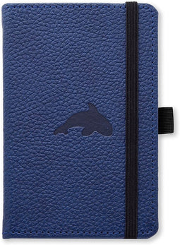 Dingbats A6 Pocket Wildlife Blue Whale Notebook - Plain
