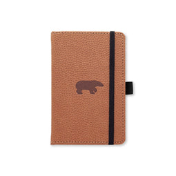 Dingbats A6 Pocket Wildlife Brown Bear Notebook - Dotted