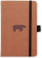 Dingbats A6 Pocket Wildlife Brown Bear Notebook - Graphed