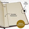 Dingbats A6 Pocket Wildlife Brown Bear Notebook - Lined