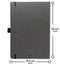 Dingbats A6 Pocket Wildlife Grey Elephant Notebook - Dotted