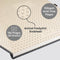 Dingbats A6 Pocket Wildlife Grey Elephant Notebook - Dotted